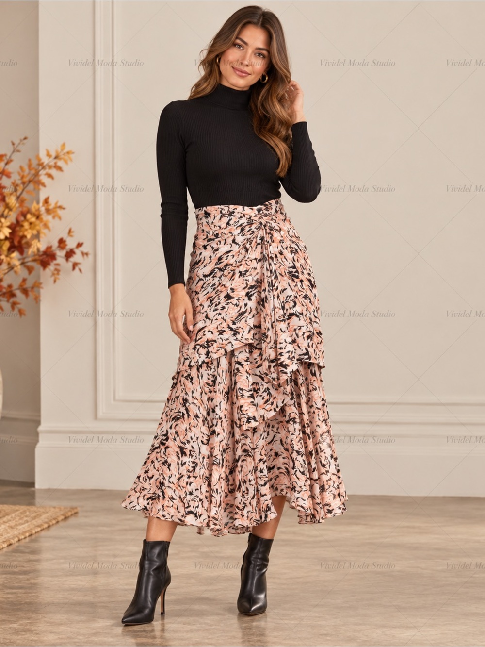 Proenza Schouler Printed Chiffon Layered Skirt